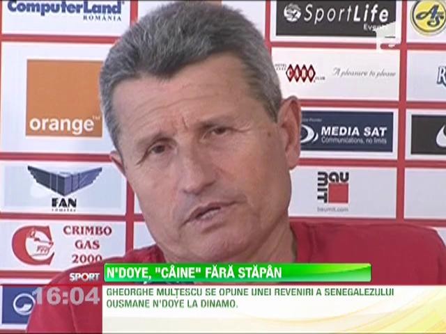 Multescu nu-l vrea pe Ousmane N'Doye la Dinamo