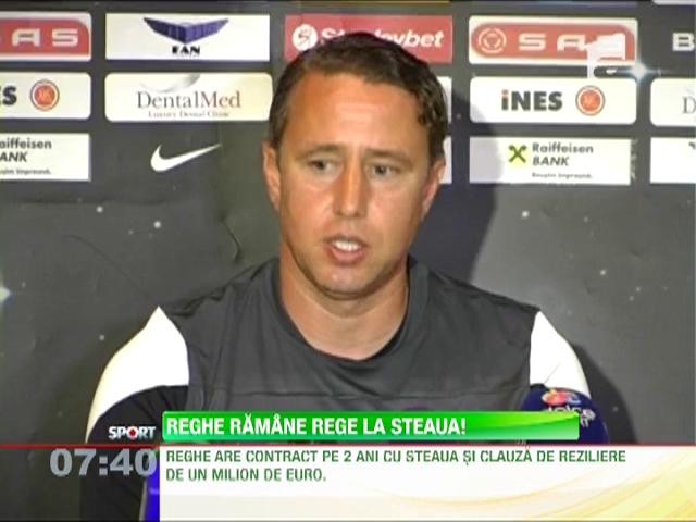 Laurentiu Reghecampf ramane la Steaua indiferent de hotararea UEFA