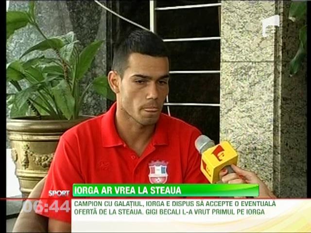 Iorga ar vrea la Steaua