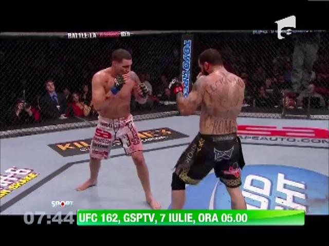 Supergala UFC 162 va fi transmisa de GSPTV pe 7 iulie, de la ora 05:00