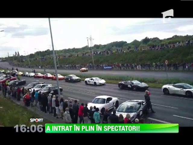 Accident la o cursa de raliu in Polonia! 17 oameni au fost raniti de o masina scapata de sub control