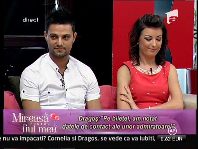 Dragos: "Am notat pe un biletel, datele de contact ale unor admiratoare!"