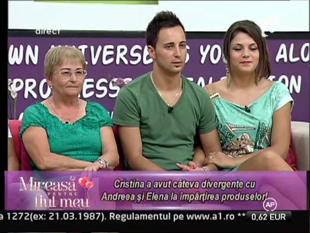 Cristina a avut divergente cu Andreea si Elena la impartirea produselor!