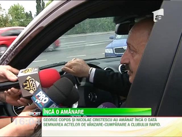 Nicolae Cristescu, foarte aproape sa renunte la preluarea Rapidului!