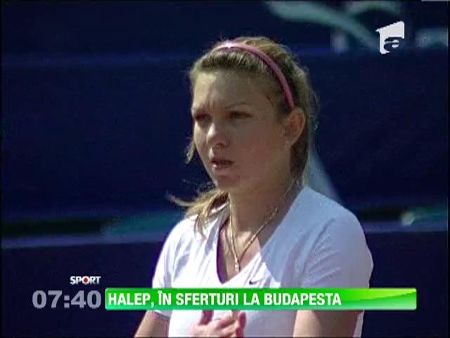 Simona Halep s-a califcat in sferturile de finala ale turneului de la Budapesta