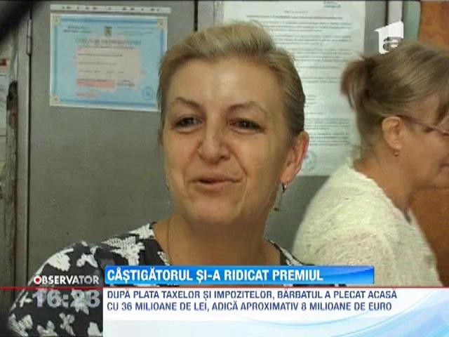 Castigatorul celui mai mare premiu din istoria loto 6 din ...