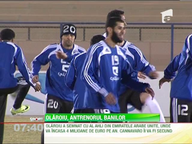 Olaroiu, prezentat oficial la Al Ahli