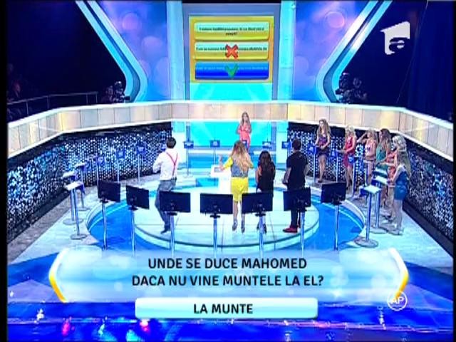 Runda 2: Unde se duce Mahomed daca nu vine muntele la el?