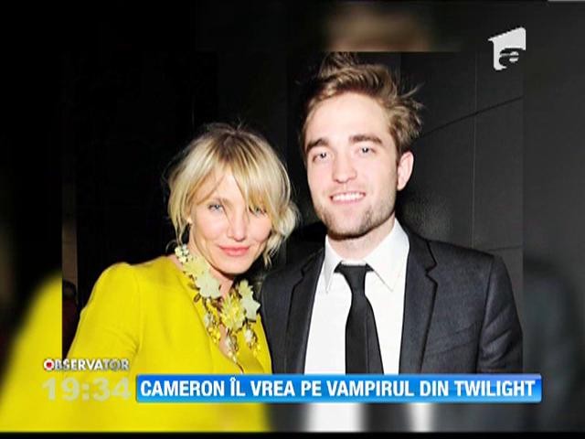 Cameron Diaz e innebunita dupa Robert Pattinson