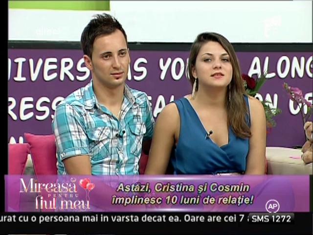 Cristina si Cosmin au implinit zece luni de relatie!