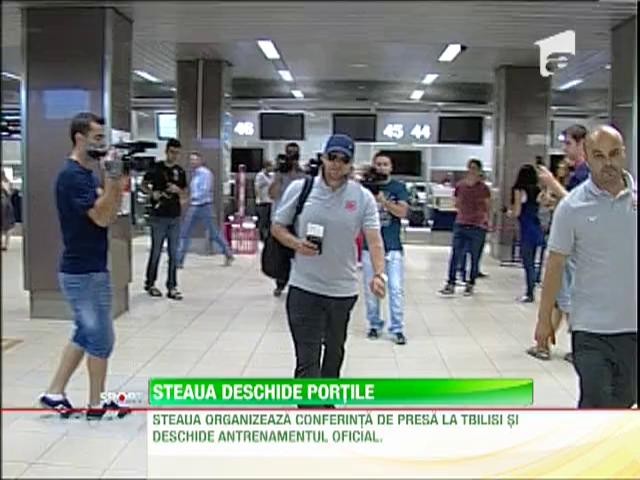 Steaua, antrenament deschis pentru presa