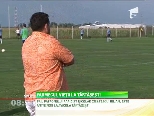 Fiul patrolului rapidist Nicolae Cristescu, antrenor de fite la Avicola Tartasesti, in liga a IV-a