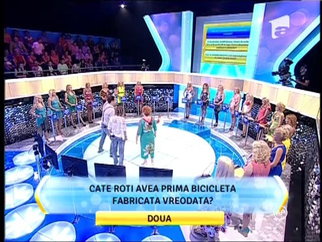 Runda 2: Cate roti avea prima bicicleta fabricata vreodata?