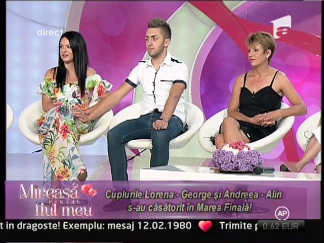 In Marea Finala, cuplurile Lorena - George si Andreea - Alin si-au unit destinele