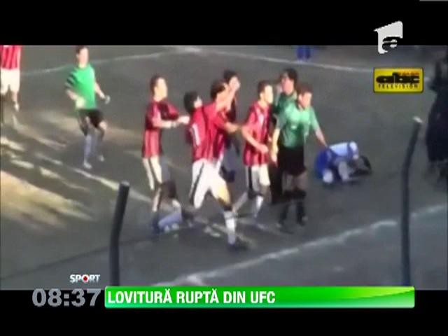 Arbitru facut KO intr-un meci din Paraguay