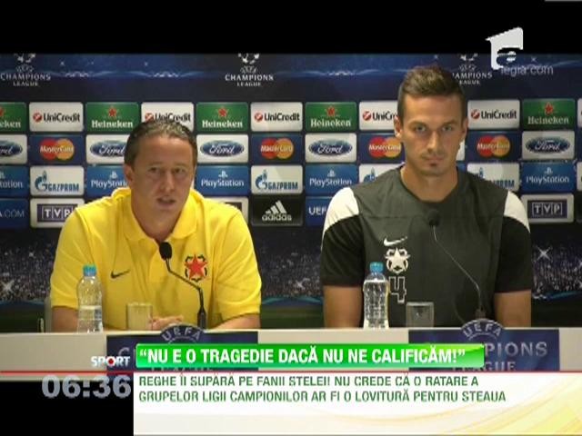 Reghe: "Nu e nicio tragedie daca nu ne calificam. Incercam la anul!"
