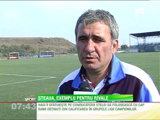 Hagi: "Steaua isi poate reface echipa cu care sa domine in Romania inca 5 ani"