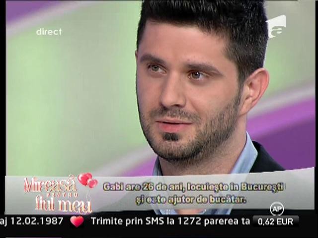 Gabi, al patrulea concurent neinsotit de mama, la "Mireasa pentru fiul meu"