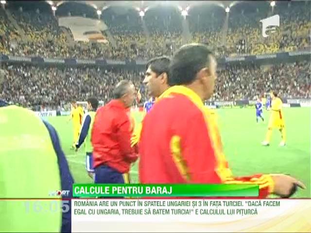 Victor Piturca face calcule pentru baraj