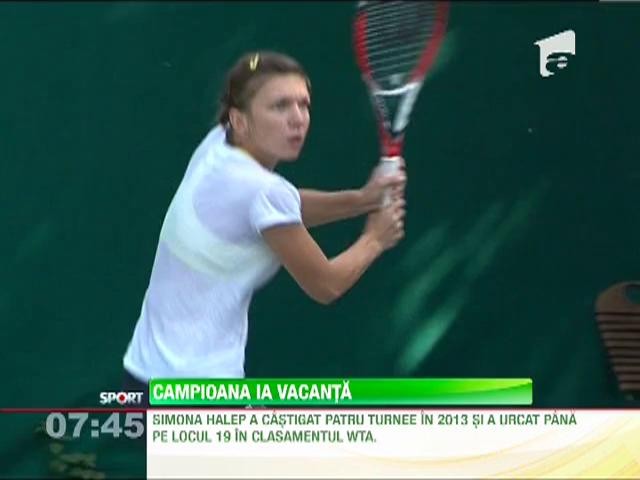 Simona Halep, doua saptamini de pauza
