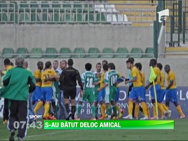 Bataie la amicalul dintre Petrolul si Ludogoret