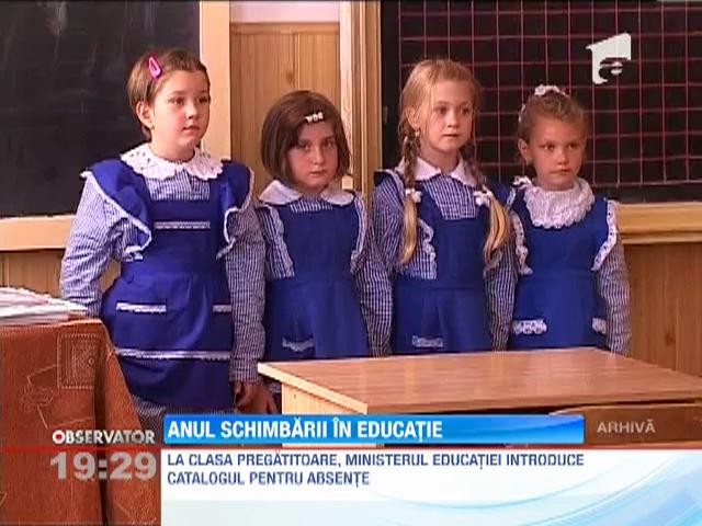 AN SCOLAR 2013-2014: Prescolarii vor avea catalog cu absente, cei din clasa intai manuale digitale, iar camerele de supraveghere de la Bac vor prinde "urechi"