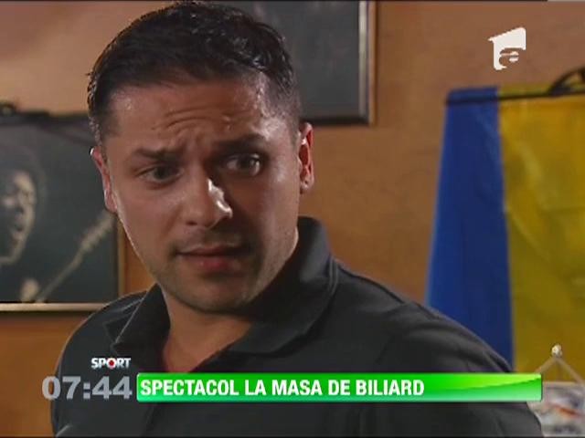 Augustin Viziru a facut spectacol la masa de biliard