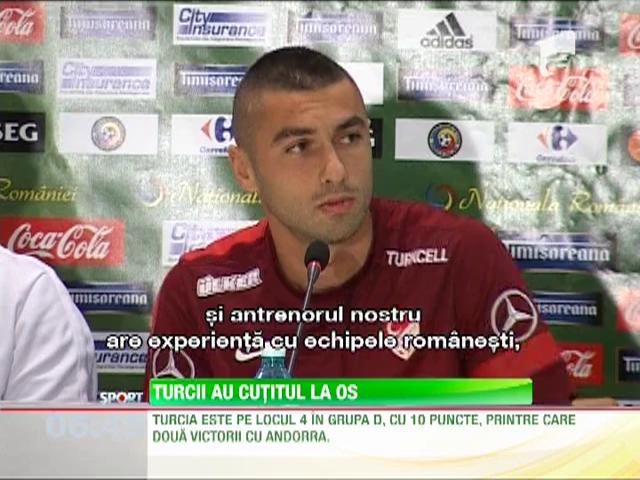 Turcii isi joaca ultima sansa cu nationala Romaniei