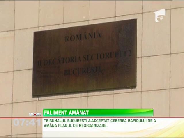 Rapidistii au scapat, cel putin deocamdata, de faliment
