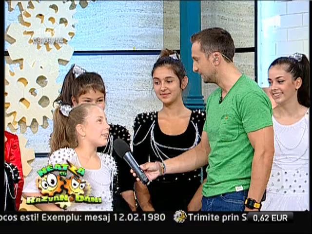 Grupul de copii "Dinamic" de la Palatul Copiilor, la Neatza