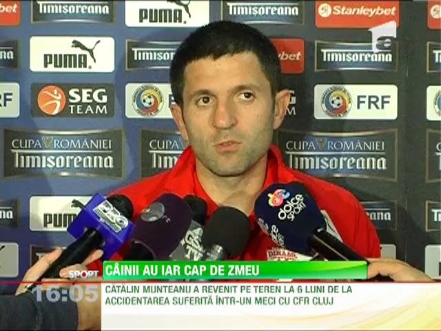Catalin Munteanu a revenit pe teren dupa o pauza de sase luni