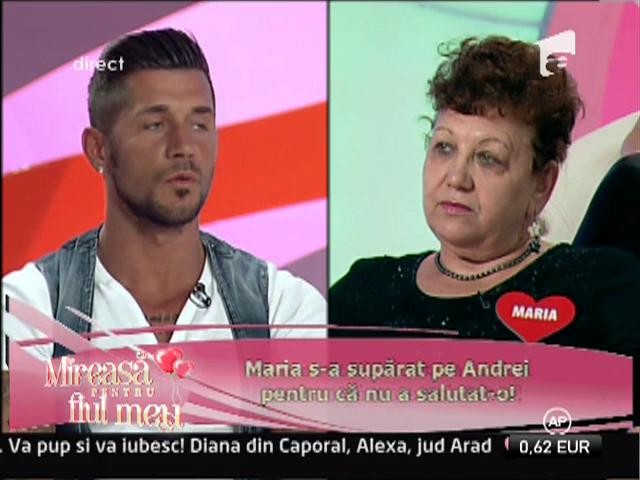 Maria: "Andrei incerca sa ii influenteze pe restul baietilor"