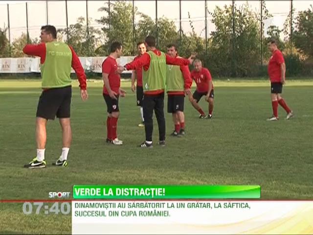 Dinamo are verde la distractie! Cainii au batut in cupa si au sarbatorit la gratar!