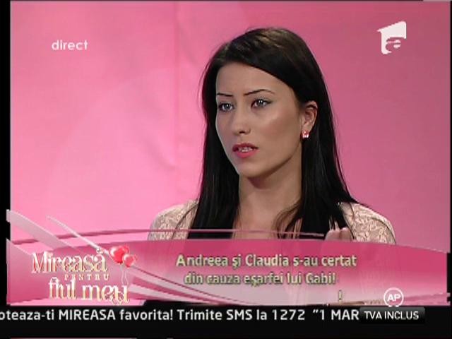 Andreea si Claudia s-au certat din cauza esarfei lui Gabi!