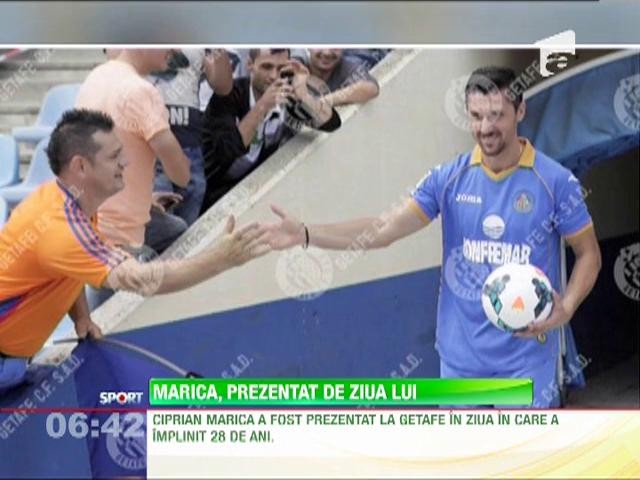 Ciprian Marica, prezentat oficial la Getafe
