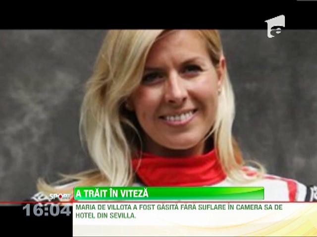 Maria de Villota a fost gasita fara suflare in camera sa de hotel din Sevilla