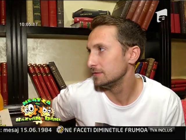Razvan si Dani la lansarea unui restaurant din Bucuresti