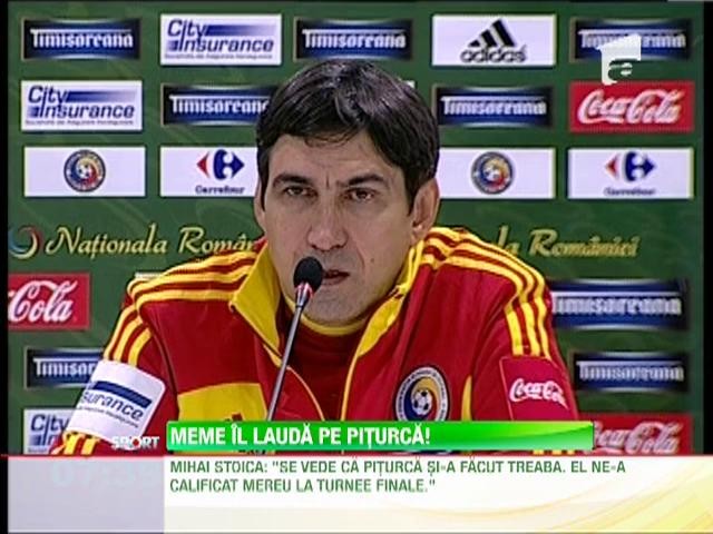 Am trait sa o vedem si p-asta!  Mihai Stoica il lauda pe Piturca!
