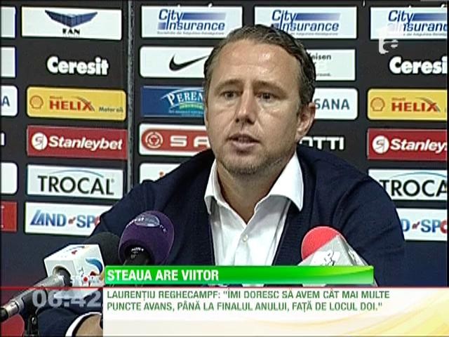 Reghe o vrea pe Steaua aproape campioana de Revelion