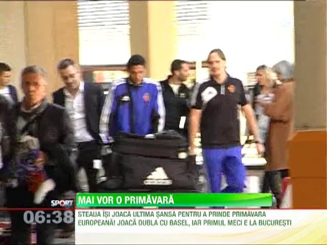 Steaua isi joaca ultima sansa pentru primavara europeana in meciul cu Basel!