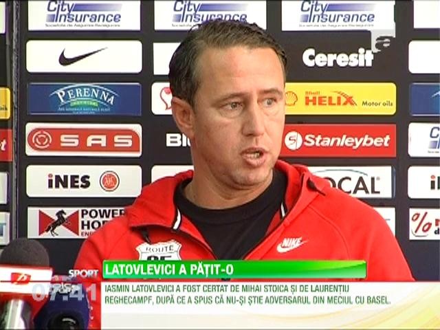 Latovlevici, certat de Mihai Stoica si Reghecampf