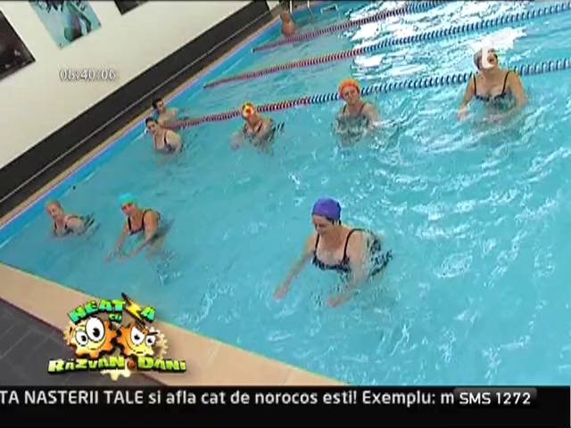 Buna dimineata, sanatate! Gimnastica in apa, un mod placut de a face miscare, indiferent de varsta
