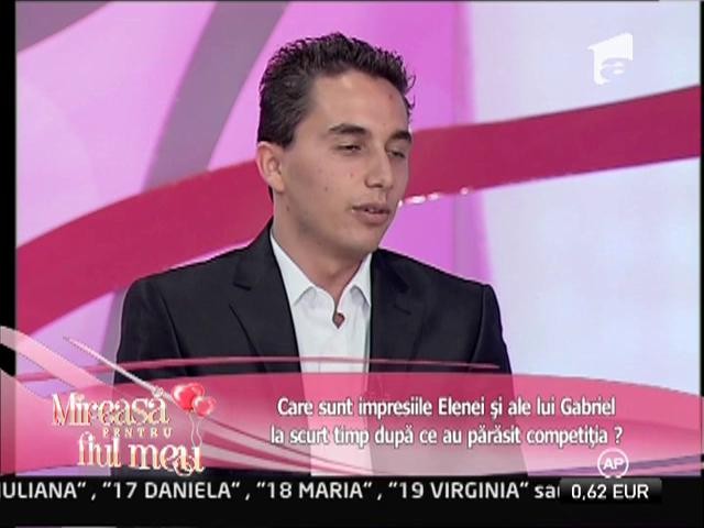 Vezi declaratiile Elenei si ale lui Gabriel, la scurt timp dupa eliminare!