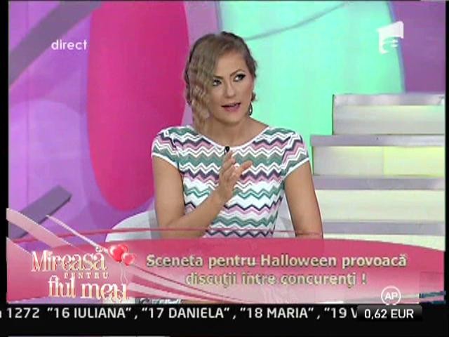 Sceneta pentru Halloween provoaca discutii intre concurenti!