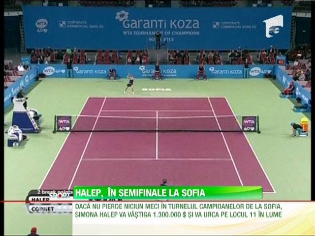 Simona Halep, in semifinale la Sofia
