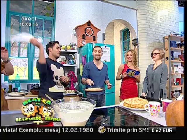 Razvan si Dani, "experti" la invartit clatita