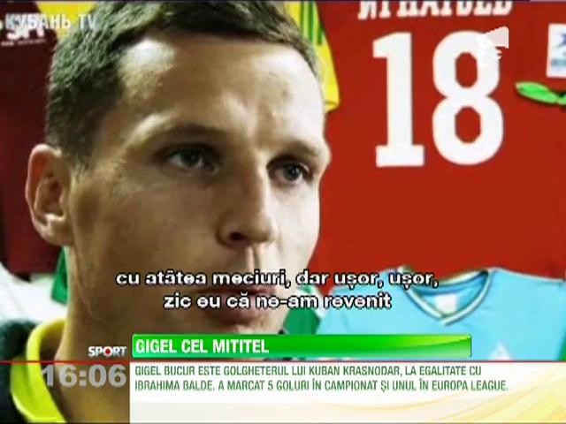 Gigel Bucur este golgheterul lui Kuban Krasnodar