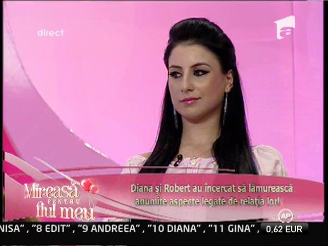 Diana ii marturiseste lui Robert ca nu este pregatita pentru o noua relatie!