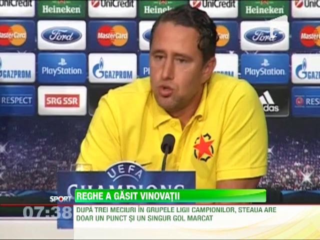 Reghecampf da vina pe presa pentru ultimele rezultate proaste ale Stelei