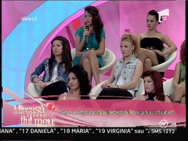 Oana s-a simţit atacată pe nedrept de unele fete